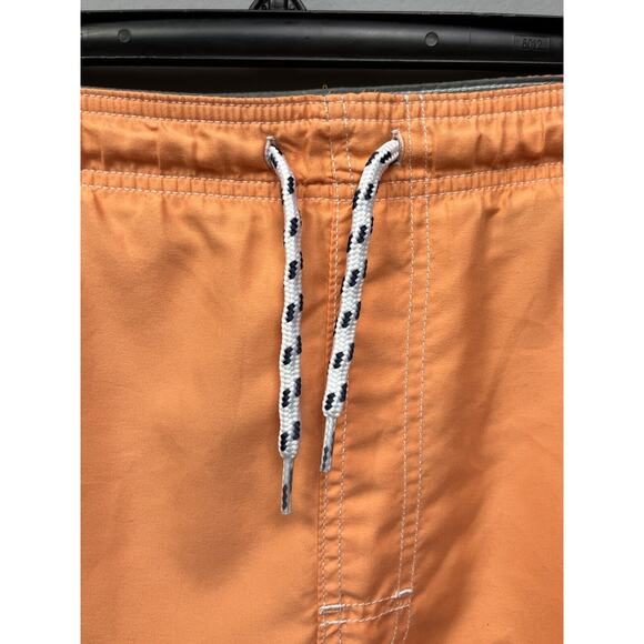 Croft & Barrow Swim Trunks Mens 2XL‎ Solid Orange Shorts Mesh lined - Picture 5 of 7